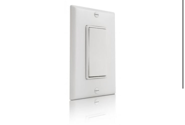 Somfy DC Decorator Paddle Switch, Maintained, White, part 9012074