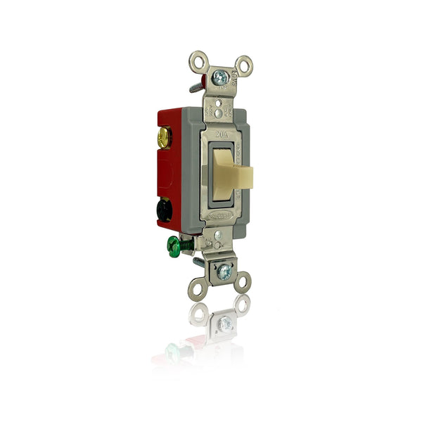 Somfy Maintained Toggle Switch, Single Pole (Ivory) (1800380)
