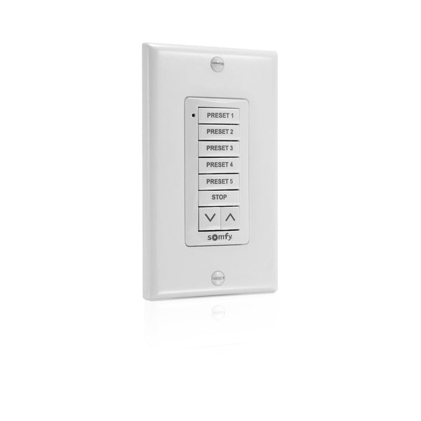 Somfy SDN V2 DecoFlex Digital Keypad, 8-Button White (1871472)