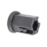 Somfy Tilt 50 6mm Hexagonal Through-Shaft Adaptor Black (9025928)