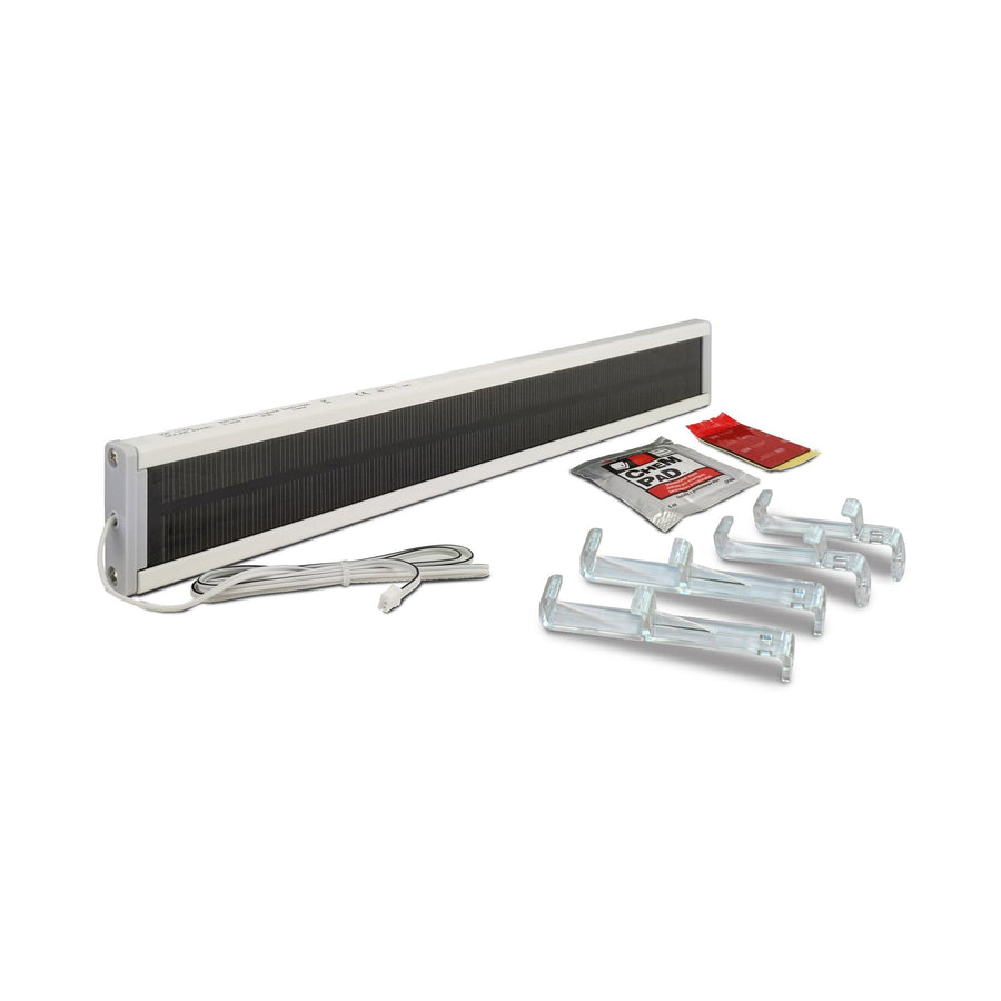Somfy WireFree Li-ion Solar Panel Kit 9027294 for charging Somfy battery shade motors from window sunlight