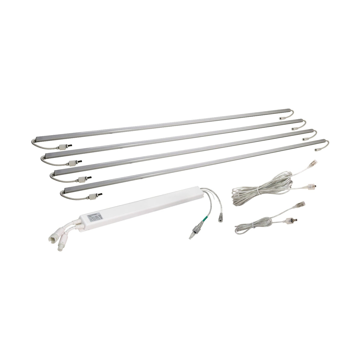 Somfy LED awning light kit 1871608 with four cool white 24V LED strips for retractable awnings