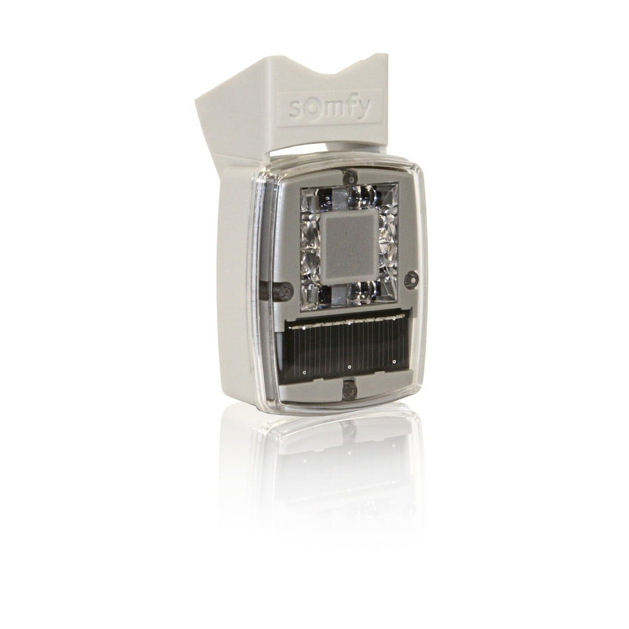 Somfy Ondeis WireFree RTS rain and sun sensor 9019617, solar-powered rain sensor for RTS awnings and shutters