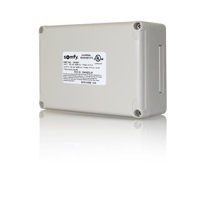 Somfy Universal RTS Receiver for 120V Motors and Awning Sensors