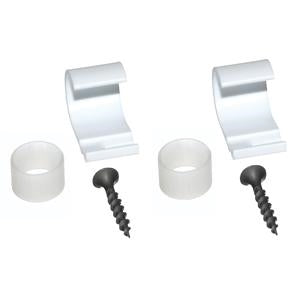 Wall Mounting Clips for Somfy Battery Tubes (Optional)