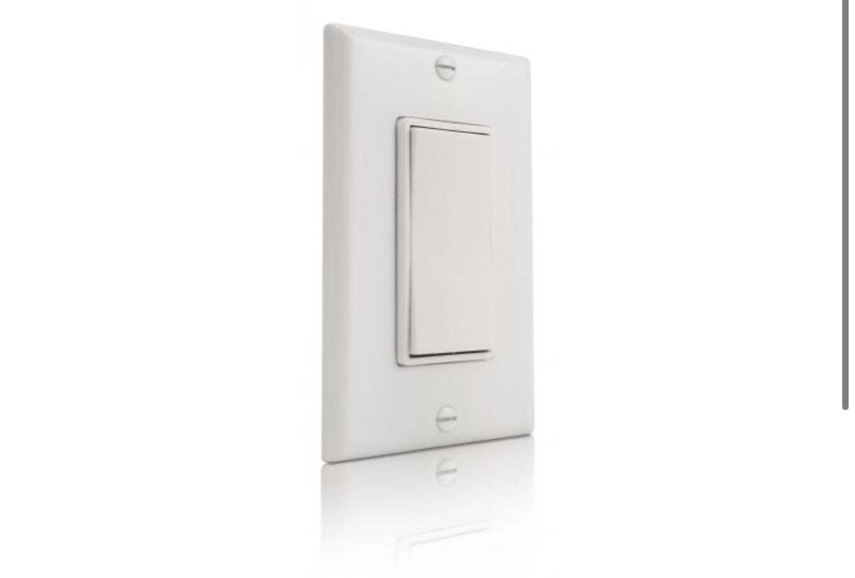 DC Decorator Paddle Switch Maintained (White)