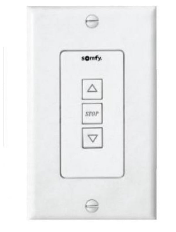 Somfy Smart Home Single Push-Button Switch Station, White, part 1800406