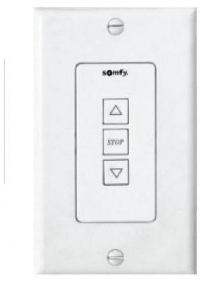 Somfy Smart Home Single Push Button Switch Station (White)  #1800406