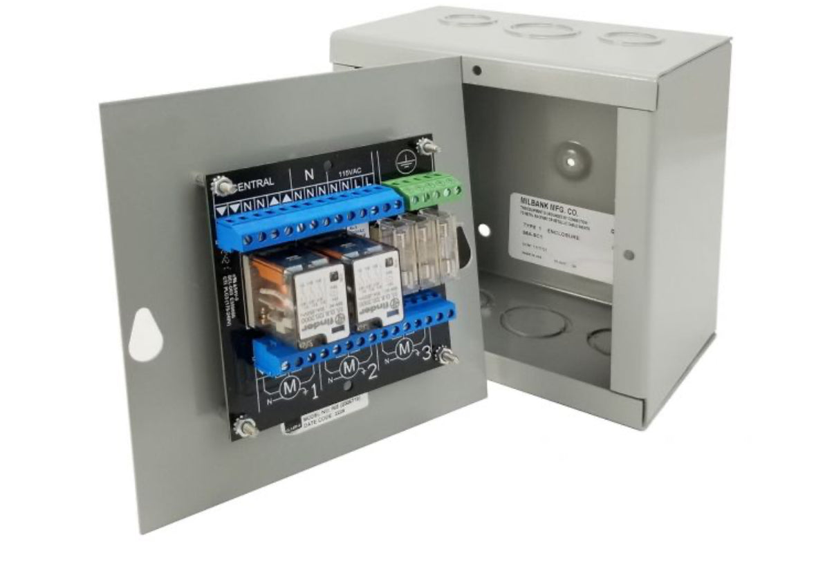 Relay 3 motor - Metal Box (RI3M)