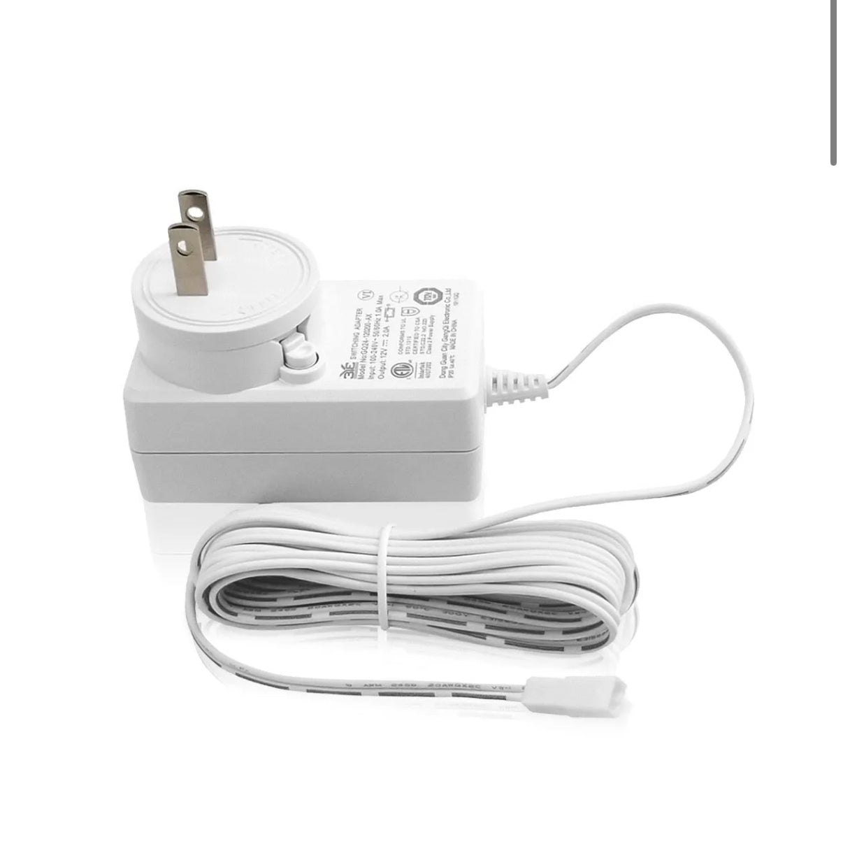 12V DC Plug-in Power Supply with (9.9 ft) Cable Ref 1871529