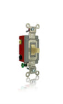 Maintained Toggle Switch, Single Pole (Ivory) 1800380
