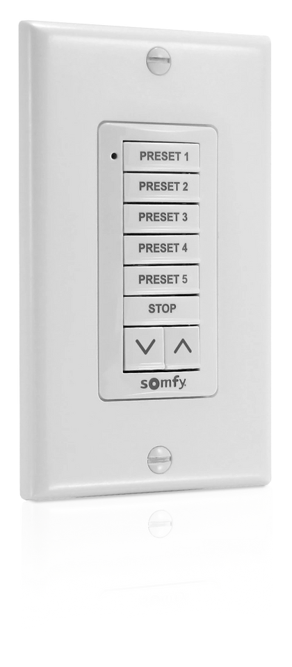 Somfy SDN DecoFlex Digital Keypad, 8-Button White, part 1811253