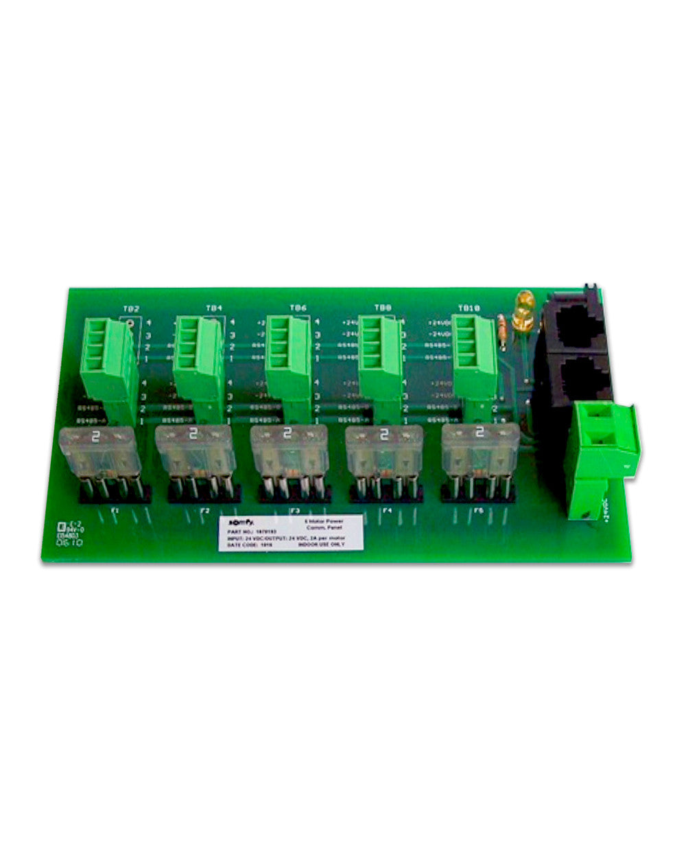 Somfy 12/24v DC Power Distribution Panel 5 Motors (1870193)