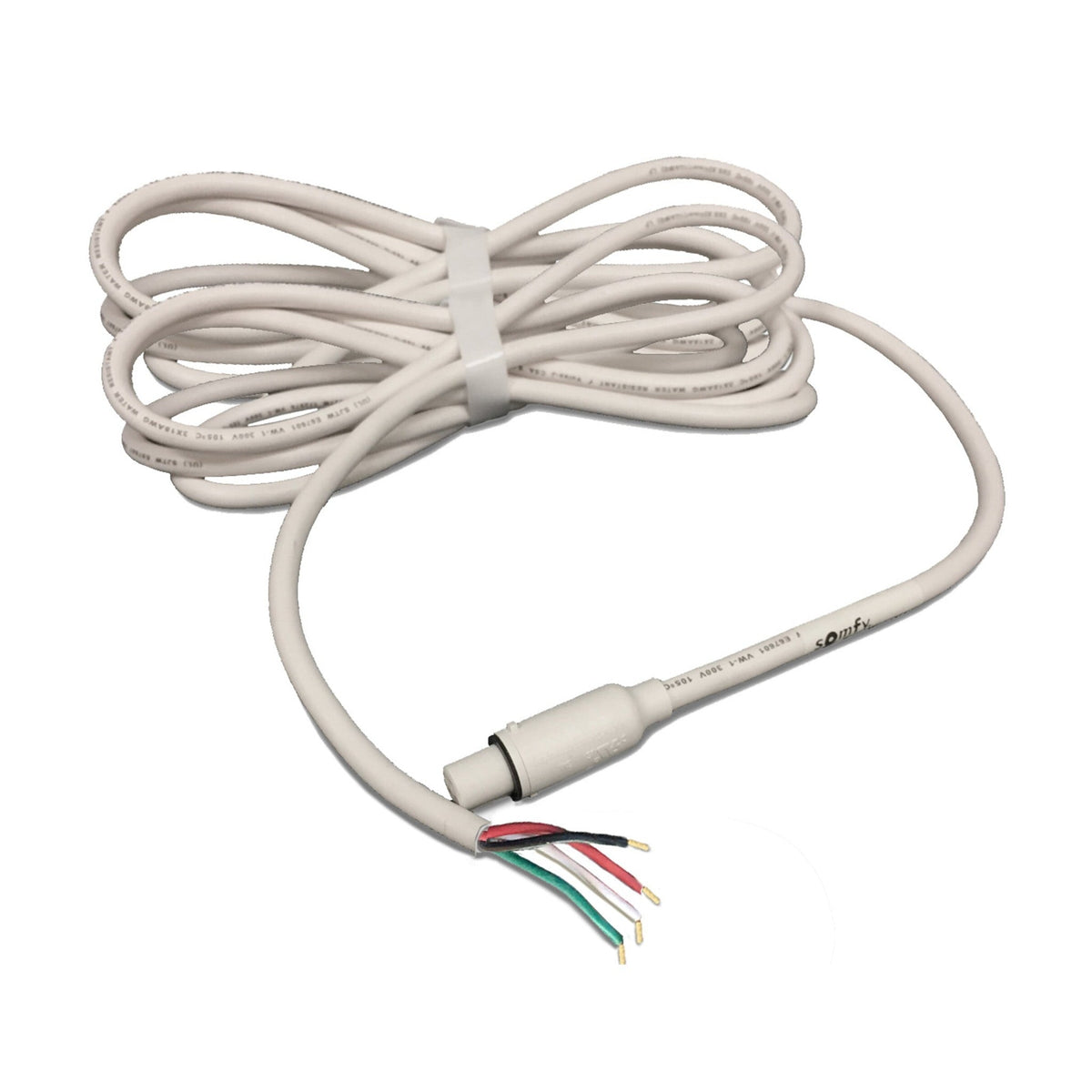 Somfy 4C SJTW Fast Connector Ext Cable 16.4 ft (9021120)