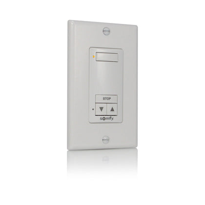 Somfy DecoFlex 1 Channel RTS Wireless Wall Switch White (1810897)