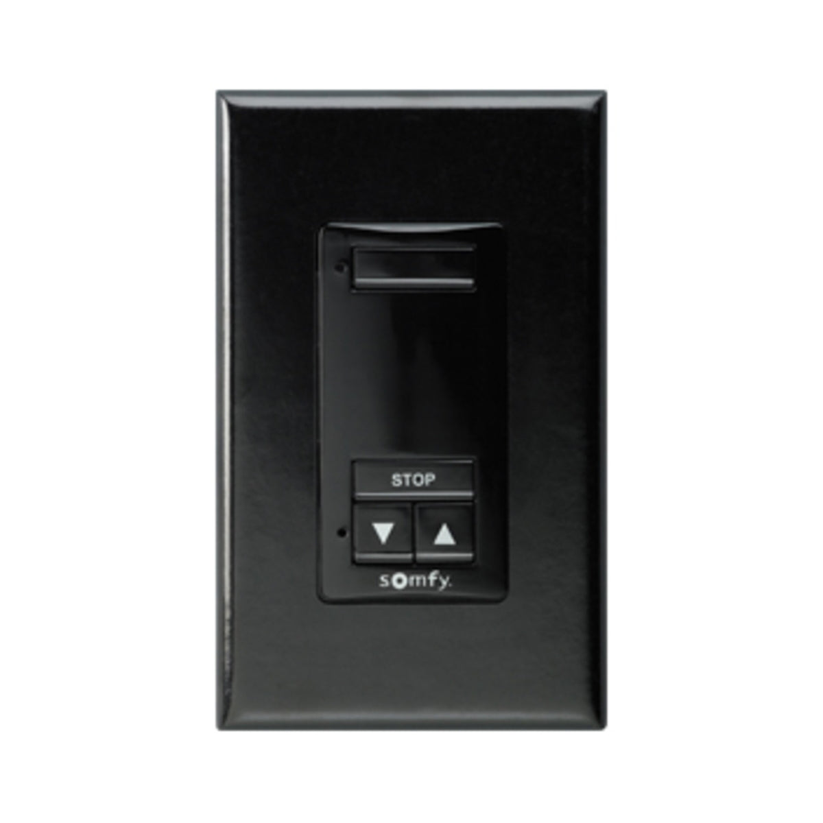 Somfy DecoFlex 1 Channel RTS Wireless Wall Switch Black (1810899)