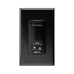 Somfy DecoFlex 1 Channel RTS Wireless Wall Switch Black (1810899)