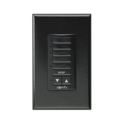 Somfy DecoFlex 5 Channel RTS Wireless Wall Switch Black (1810830)