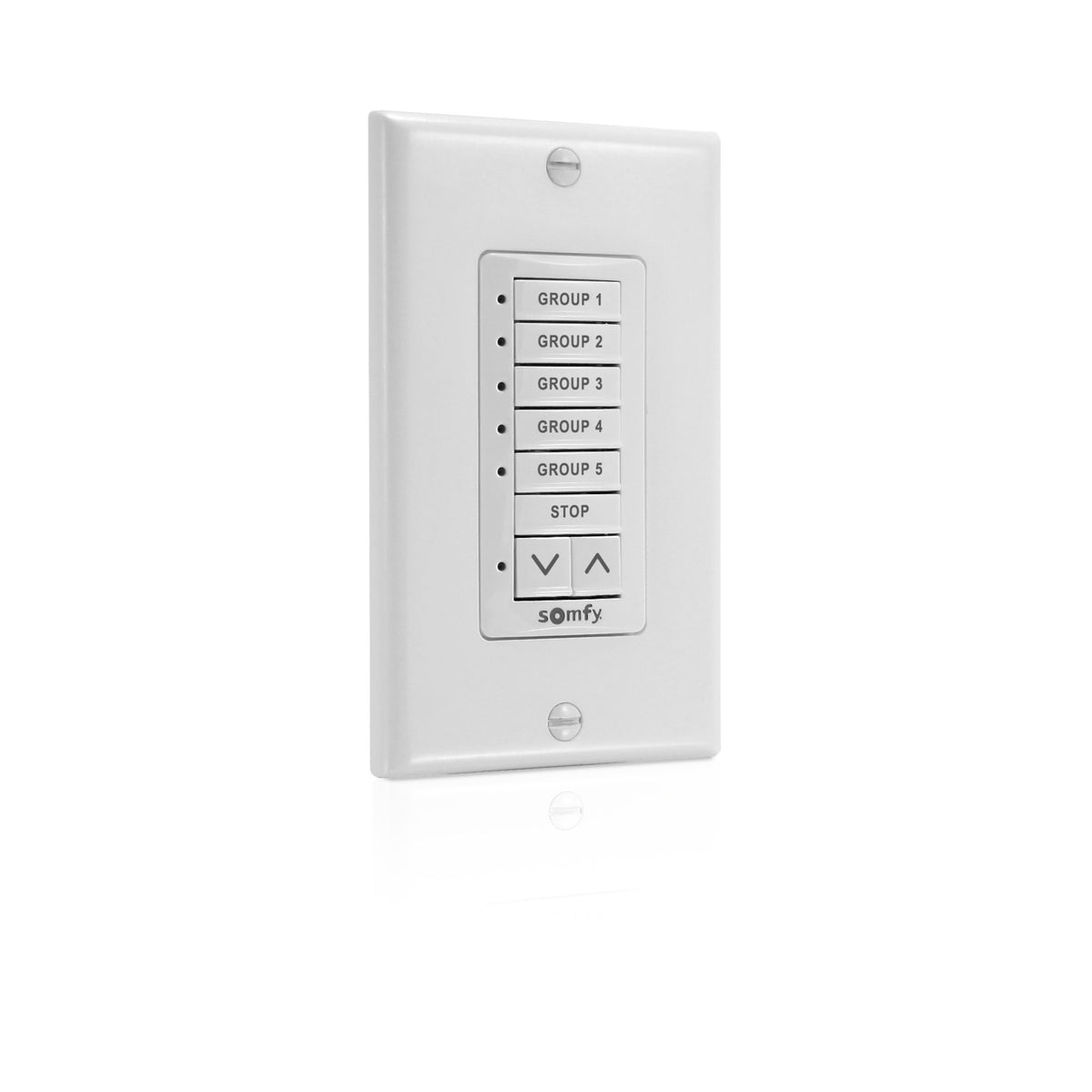 Somfy SDN V2 DecoFlex Digital Keypad, 8-Button Group Control White (1871496)