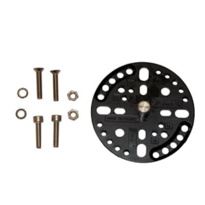 Somfy Simu DMI Bracket 1-Piece Round Adjustable Cast Plate (9420647)