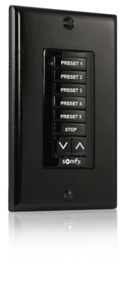 Somfy SDN DecoFlex Digital Keypad, 8-Button Black (1871494)
