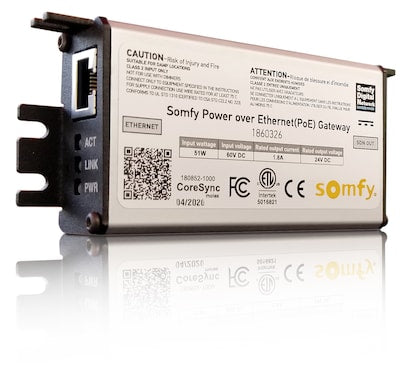 Somfy SDN Power over Ethernet (PoE) Gateway (1860326)