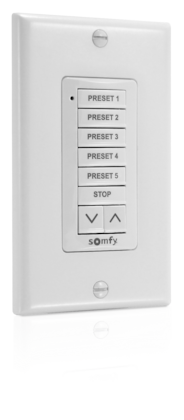 Somfy SDN V2 DecoFlex Digital Keypad, 8-Button White (1871472)