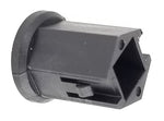 Somfy Tilt 50 6.4mm Square Through-Shaft Adaptor Black (9025932)