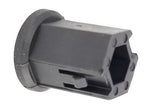 Somfy Tilt 50 6mm Hexagonal Through-Shaft Adaptor Black (9025928)